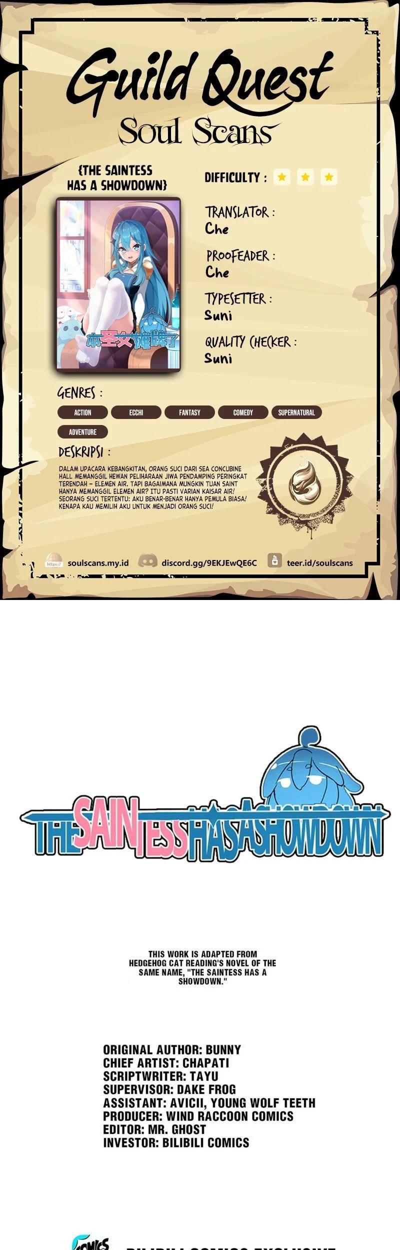 Komik The Saintess Has a Showdown Chapter 7 gambar 1