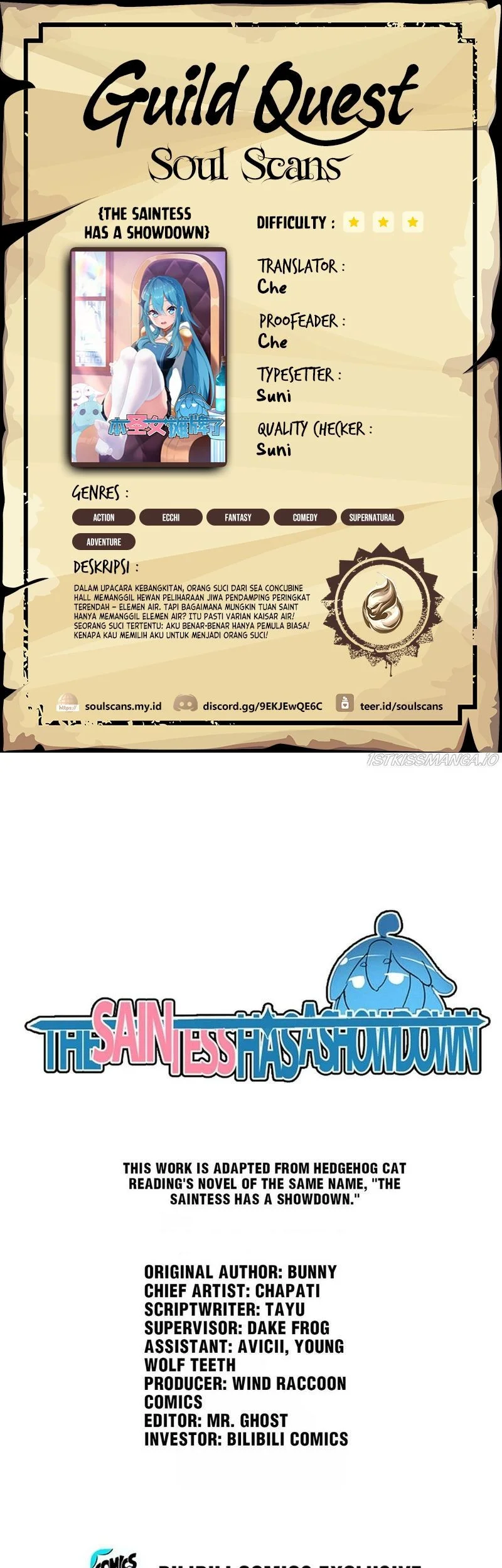 Komik The Saintess Has a Showdown Chapter 9 gambar 1