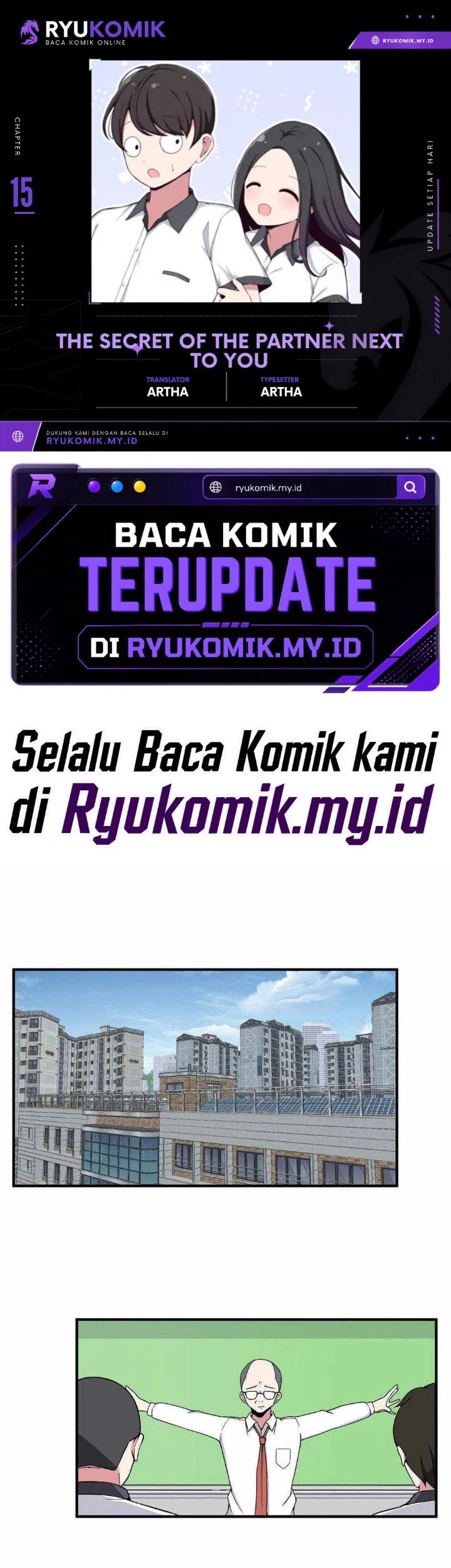 Komik The Secret of the Partner Next to You Chapter 15 gambar 1