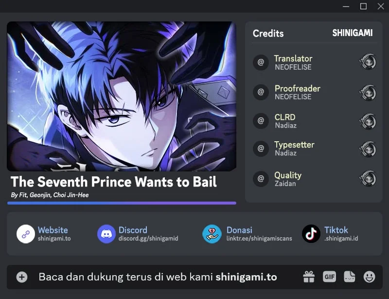 Komik The Seventh Prince Wants to Bail Chapter 12 gambar 1