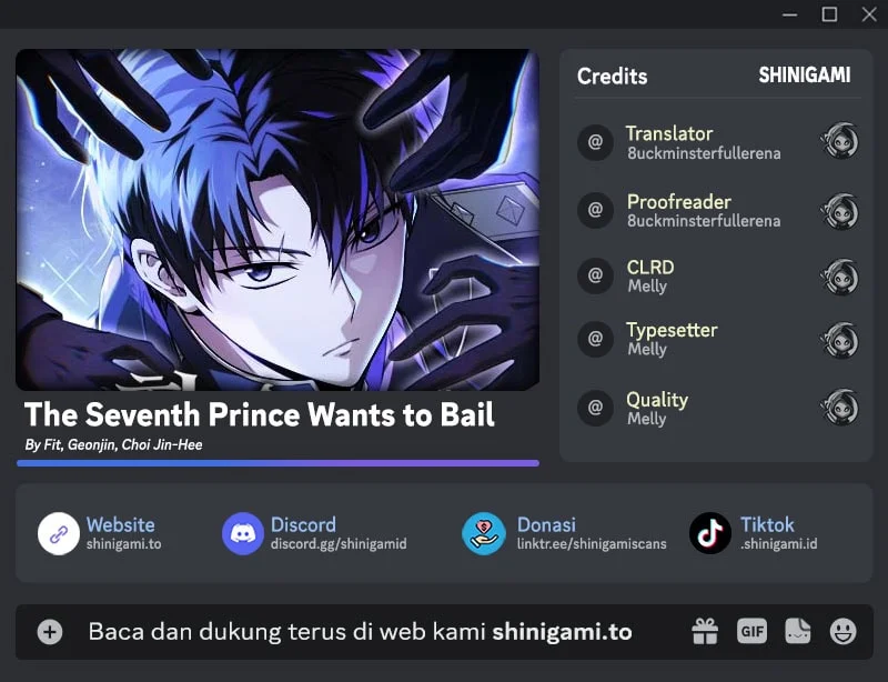 Komik The Seventh Prince Wants to Bail Chapter 4 gambar 1