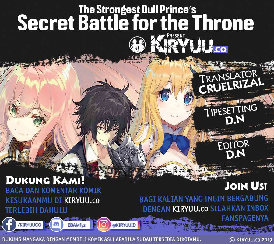 Komik The Strongest Dull Prince’s Secret Battle for the Throne Chapter 1 gambar 1
