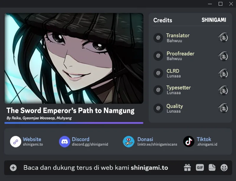 Komik The Sword Emperor’s Path To Namgung Chapter 17 gambar 1