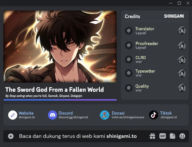 Komik The Sword God From A Fallen World Chapter 48 gambar 1