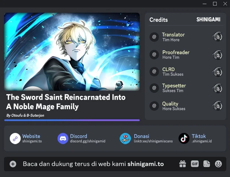 Komik The Sword Saint Reincarnated Into A Noble Mage Family Chapter 20 gambar 1