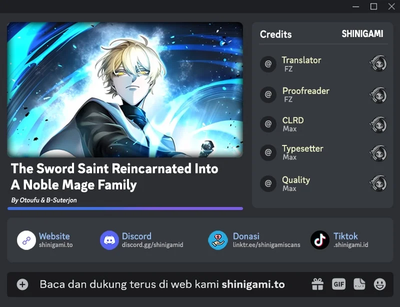 Komik The Sword Saint Reincarnated Into A Noble Mage Family Chapter 25 gambar 1