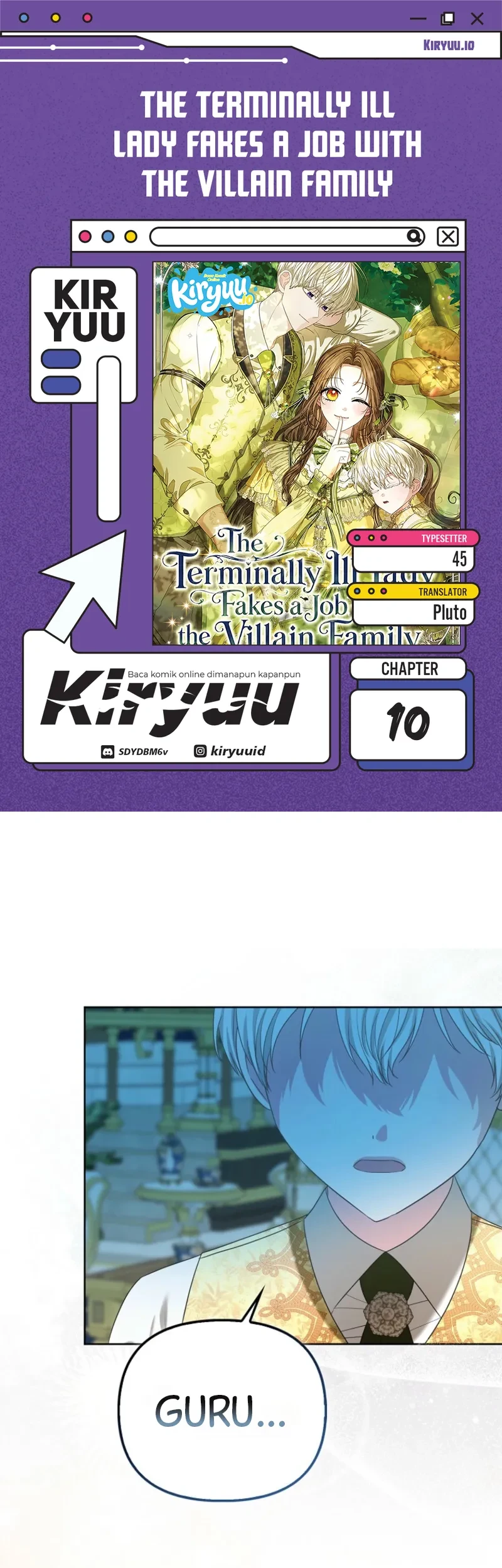 Komik The Terminally Ill Lady Fakes a Job with the Villain Family Chapter 10 gambar 1
