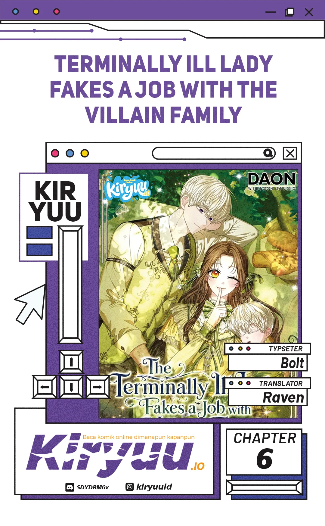 Komik The Terminally Ill Lady Fakes a Job with the Villain Family Chapter 6 gambar 1