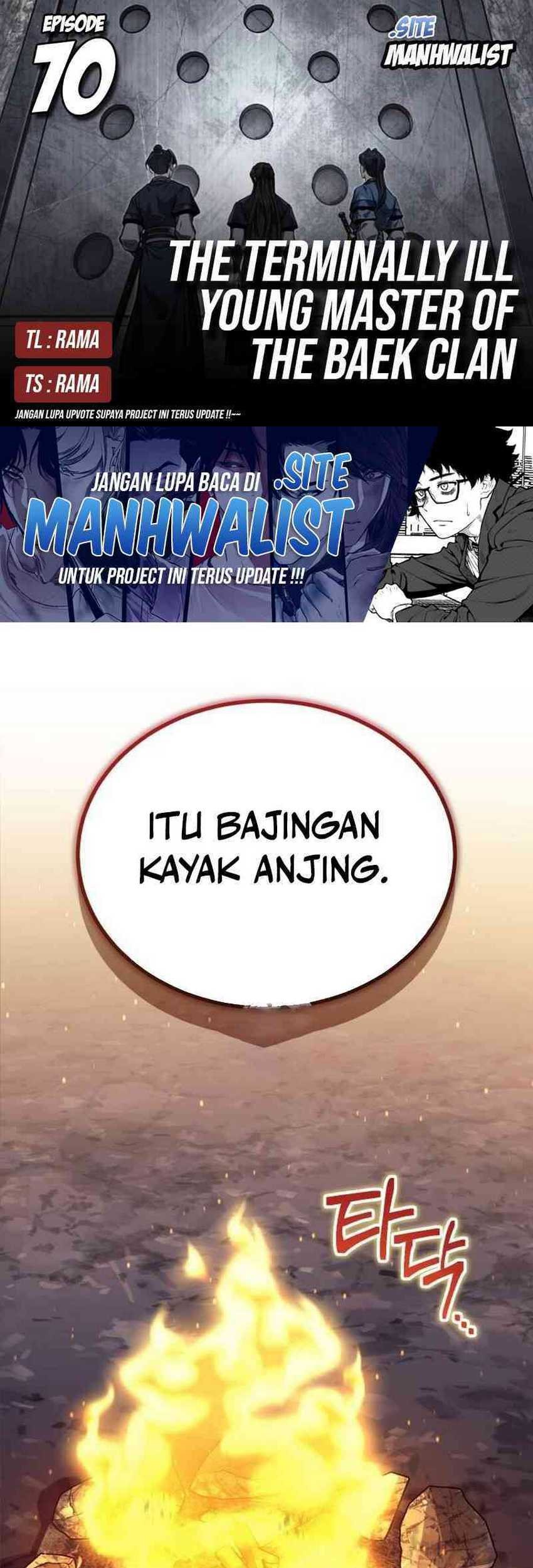 Komik The Terminally Ill Young Master of the Baek Clan Chapter 70 gambar 1