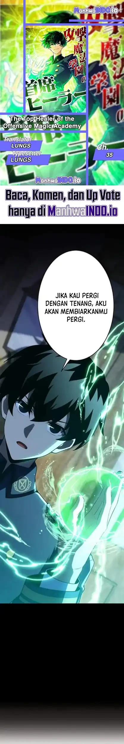 Komik The Top Healer of the Offensive Magic Academy Chapter 35 gambar 1