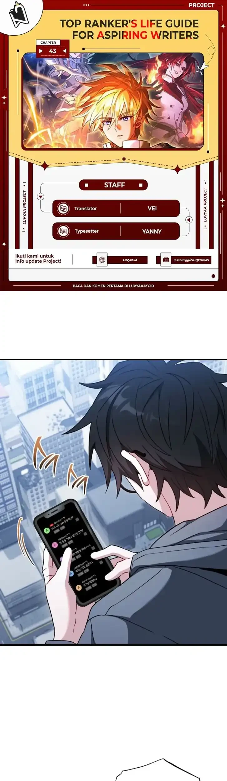 Komik The Top Ranker’s Aspiring Writer Life Manual Chapter 43 gambar 1