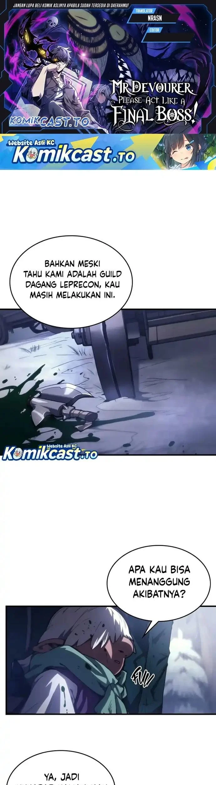 Komik The Unbeatable Dungeon’s Lazy Boss Chapter 114 gambar 1