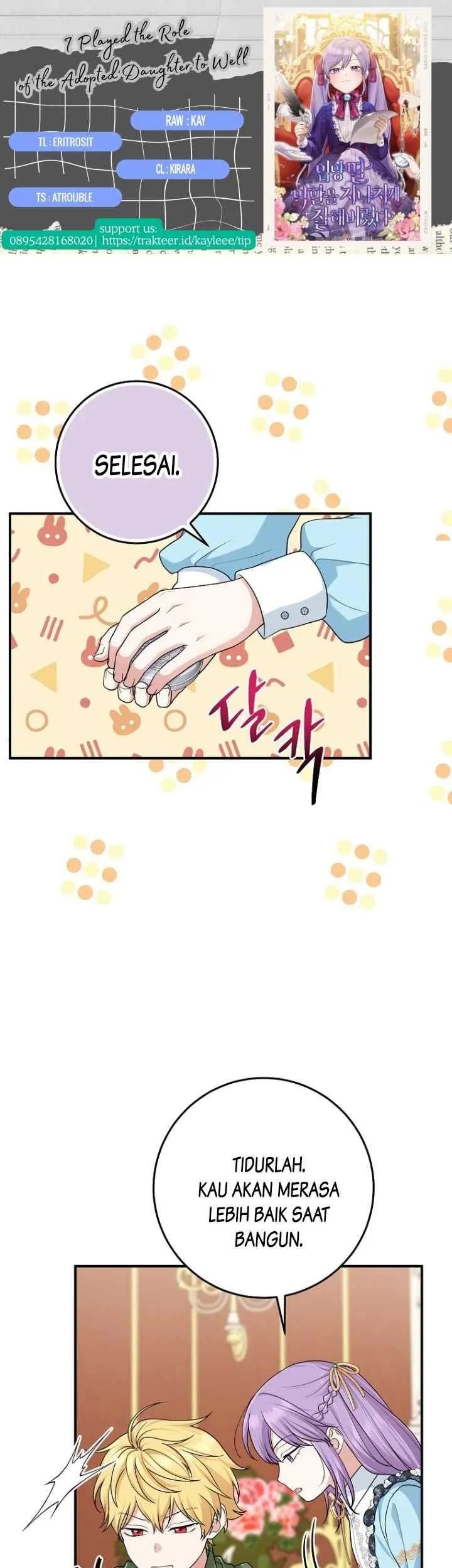 Komik The Unintentionally Ideal Adopted Daughter Chapter 65 gambar 1