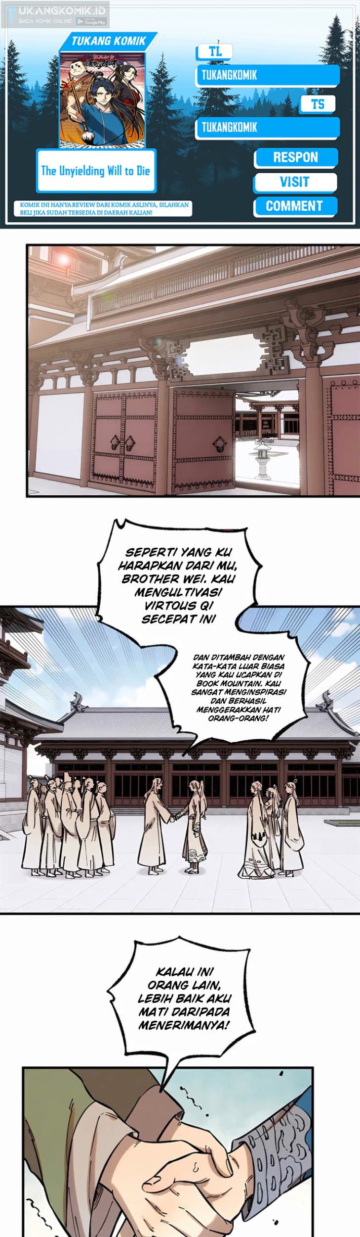 Komik The Unyielding Will to Die Chapter 16 gambar 1