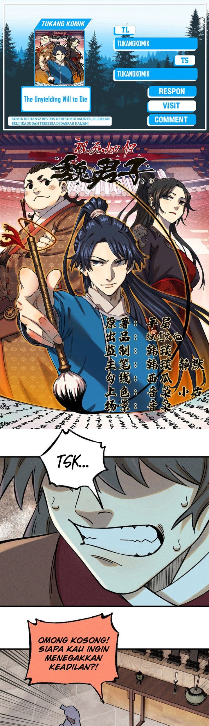 Komik The Unyielding Will to Die Chapter 34 gambar 1