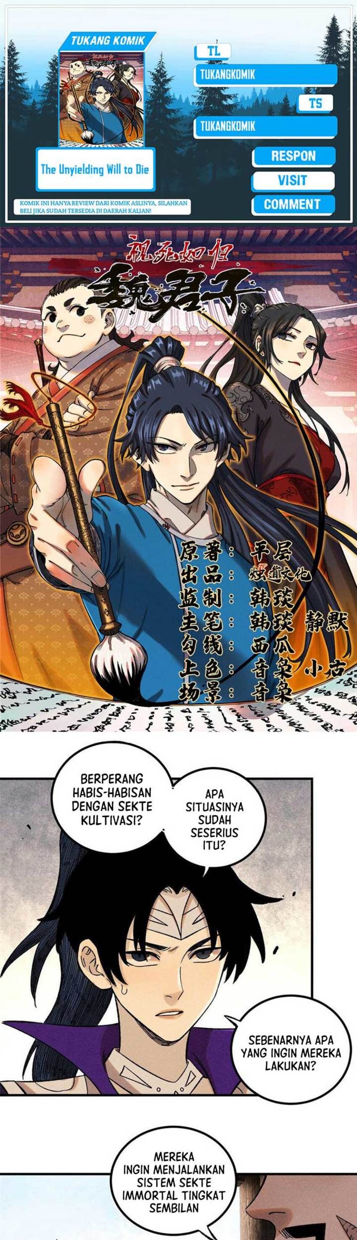 Komik The Unyielding Will to Die Chapter 38 gambar 1