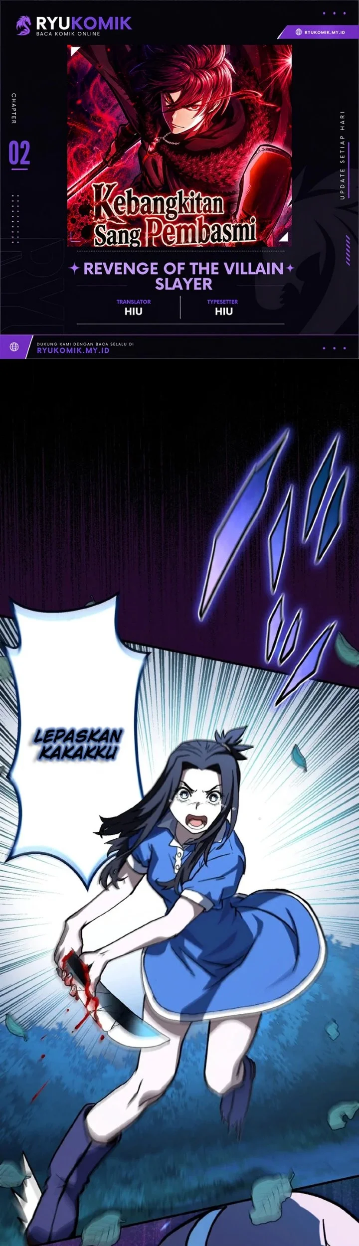 Komik The Vengeful Villain Slayer Chapter 2 gambar 1