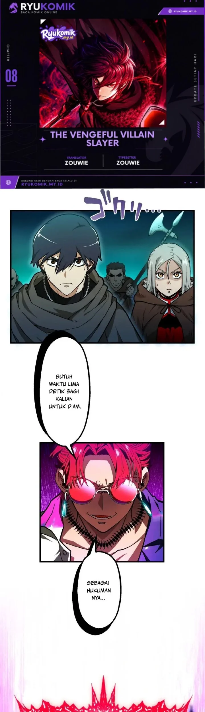 Komik The Vengeful Villain Slayer Chapter 8 gambar 1