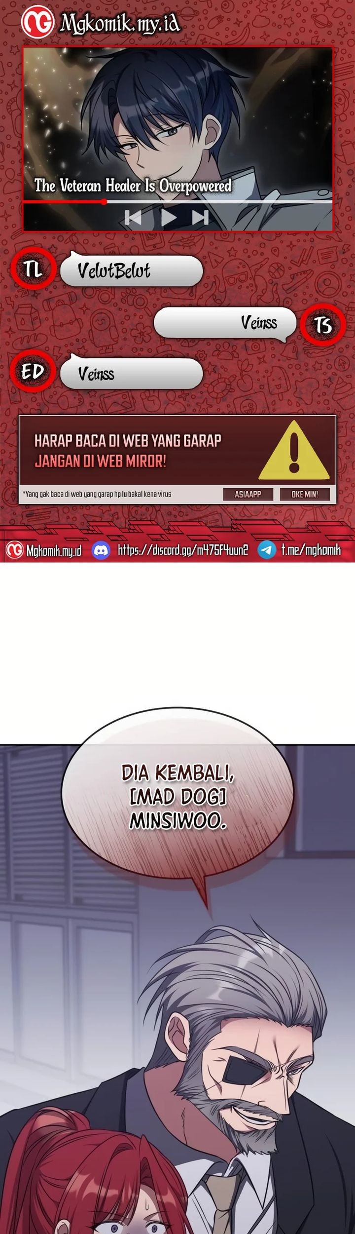 Komik The Veteran Healer Is Overpowered Chapter 19 gambar 1