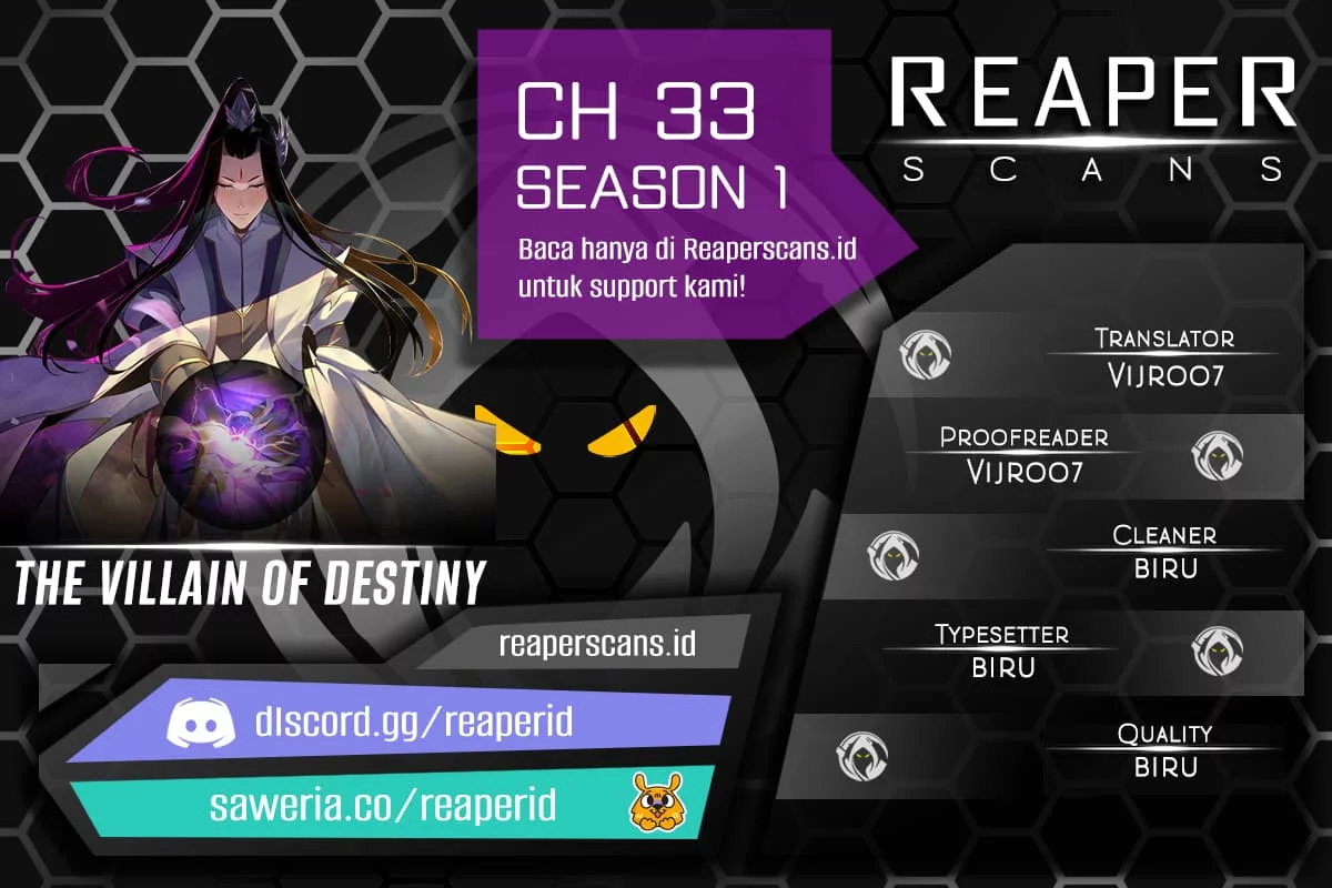 Komik The Villain Of Destiny Chapter 33 gambar 1