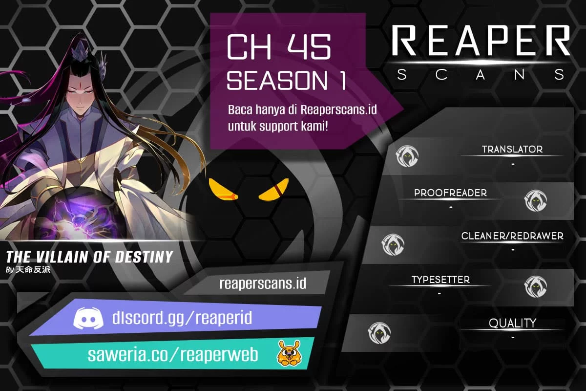 Komik The Villain Of Destiny Chapter 45 gambar 1
