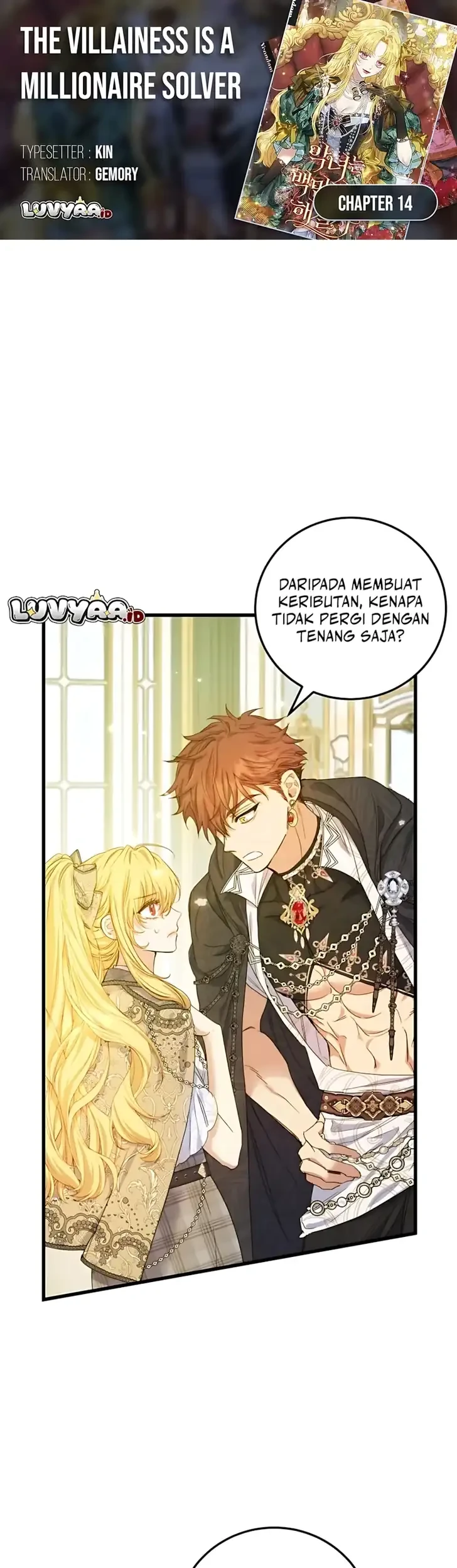 Komik The Villainess is a Millionaire Solver Chapter 14 gambar 1