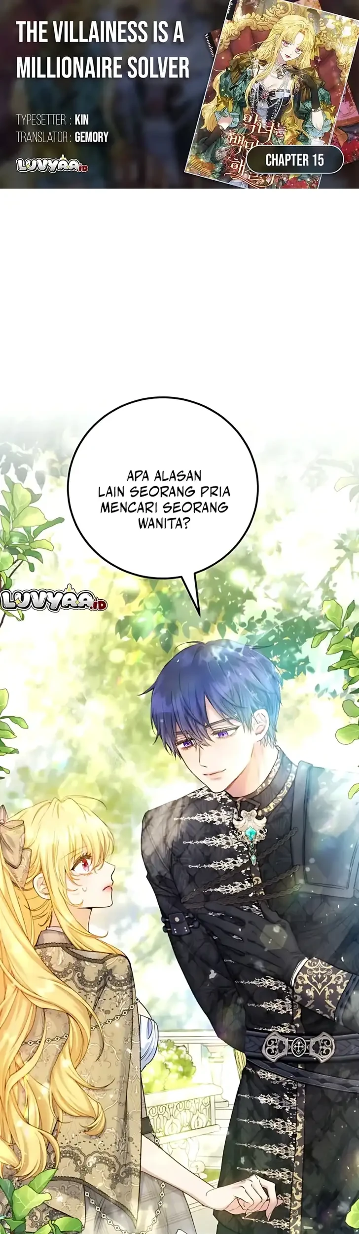 Komik The Villainess is a Millionaire Solver Chapter 15 gambar 1