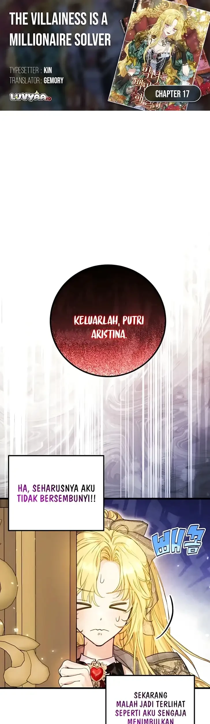 Komik The Villainess is a Millionaire Solver Chapter 17 gambar 1