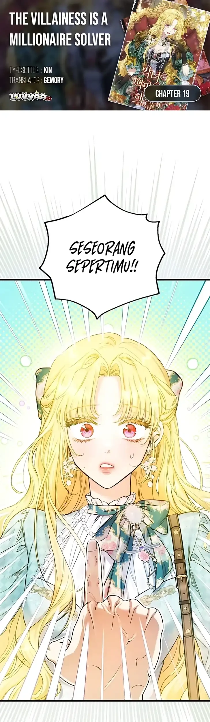 Komik The Villainess is a Millionaire Solver Chapter 19 gambar 1