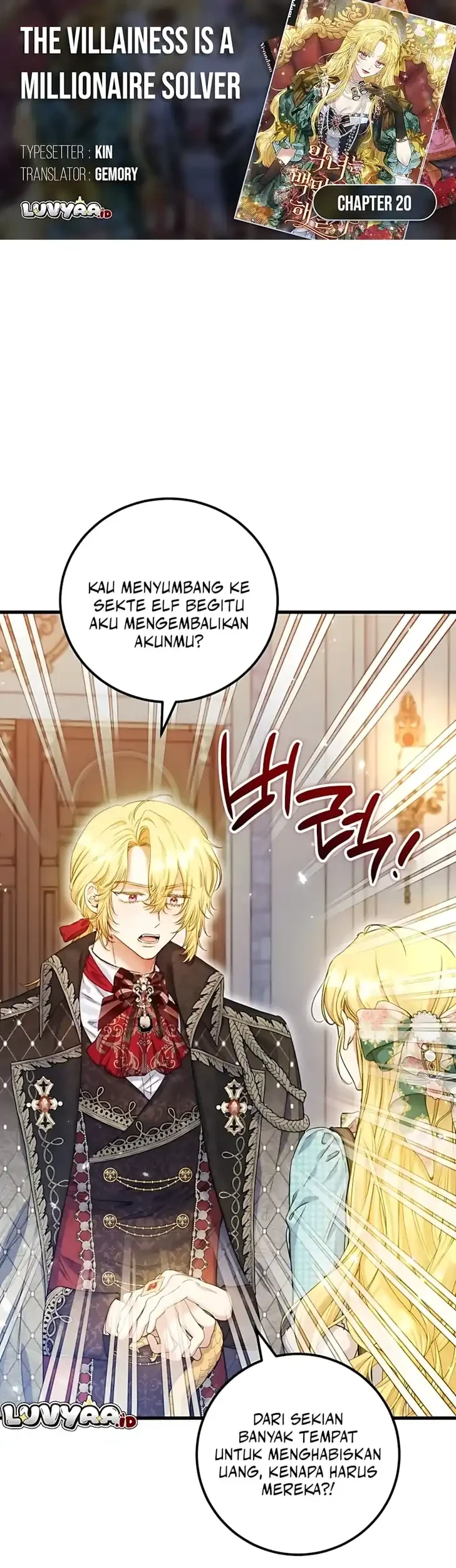 Komik The Villainess is a Millionaire Solver Chapter 20 gambar 1