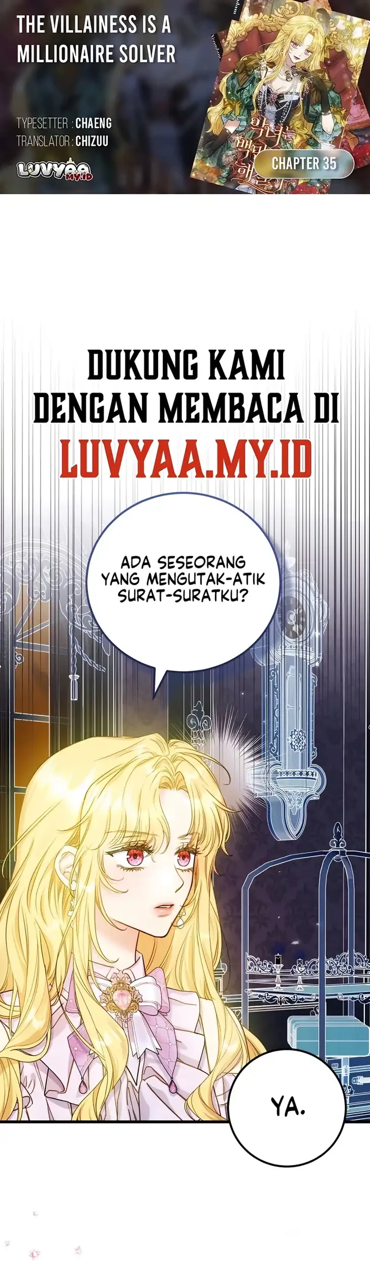 Komik The Villainess is a Millionaire Solver Chapter 35 gambar 1
