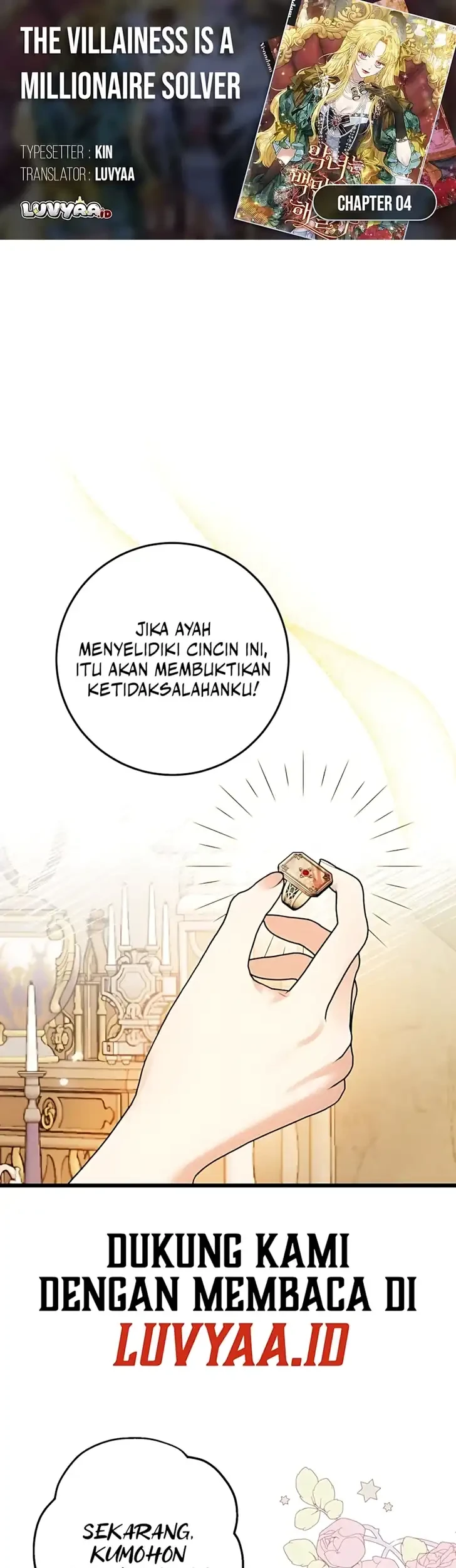 Komik The Villainess is a Millionaire Solver Chapter 4 gambar 1