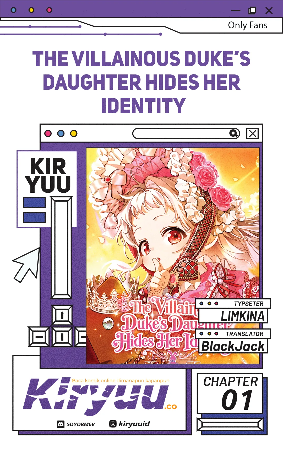 Komik The Villainous Duke’s Daughter Hides Her Identity Chapter 1 gambar 1