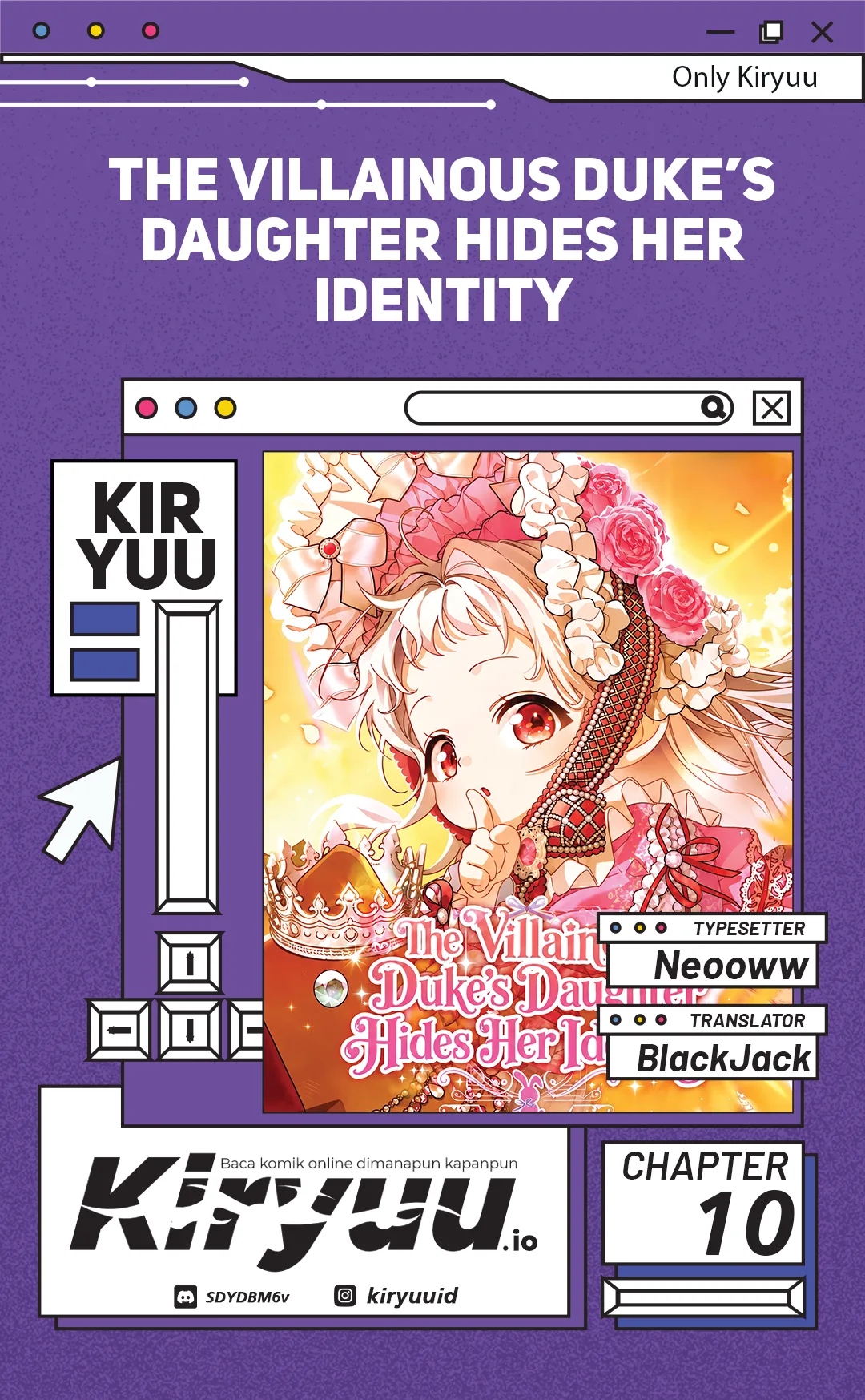 Komik The Villainous Duke’s Daughter Hides Her Identity Chapter 10 gambar 1