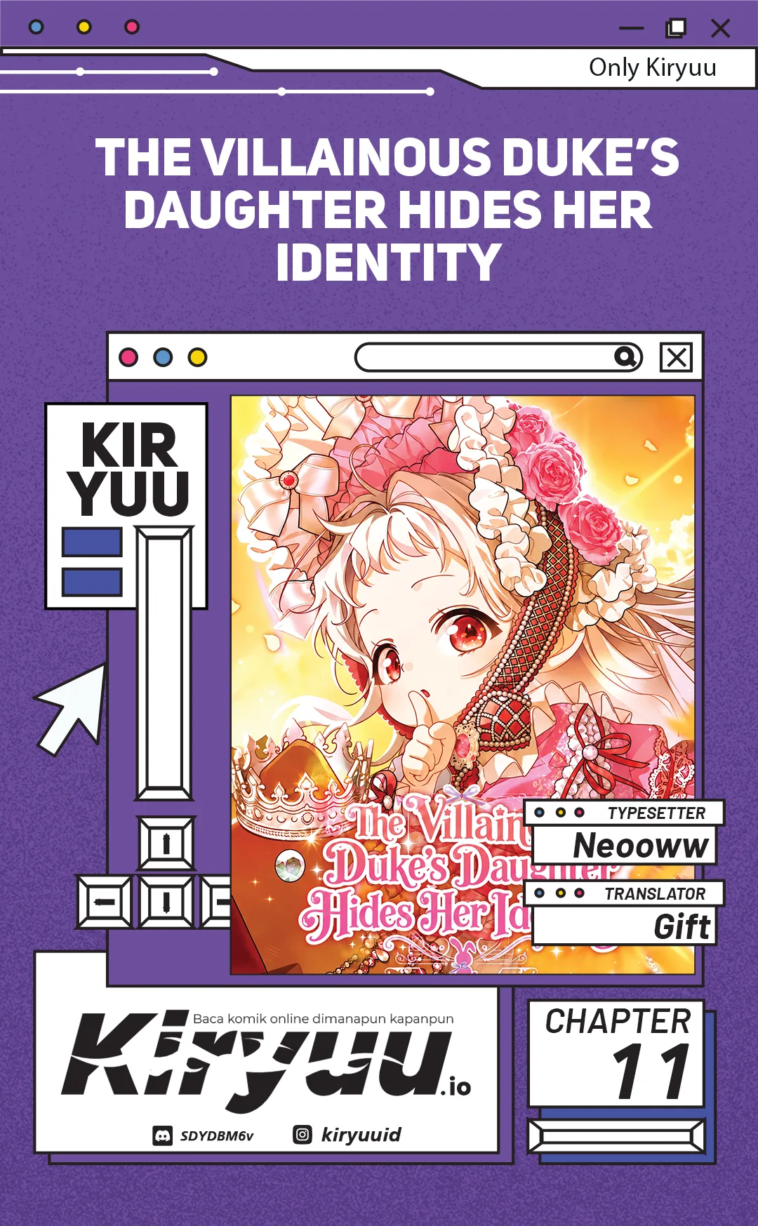 Komik The Villainous Duke’s Daughter Hides Her Identity Chapter 11 gambar 1