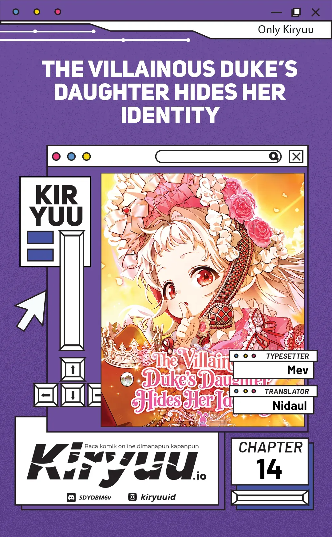 Komik The Villainous Duke’s Daughter Hides Her Identity Chapter 14 gambar 1
