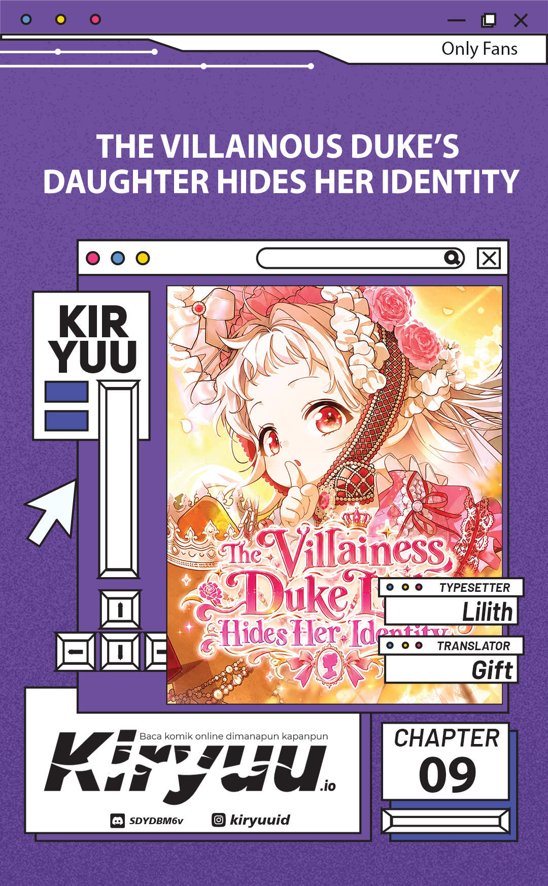 Komik The Villainous Duke’s Daughter Hides Her Identity Chapter 9 gambar 1