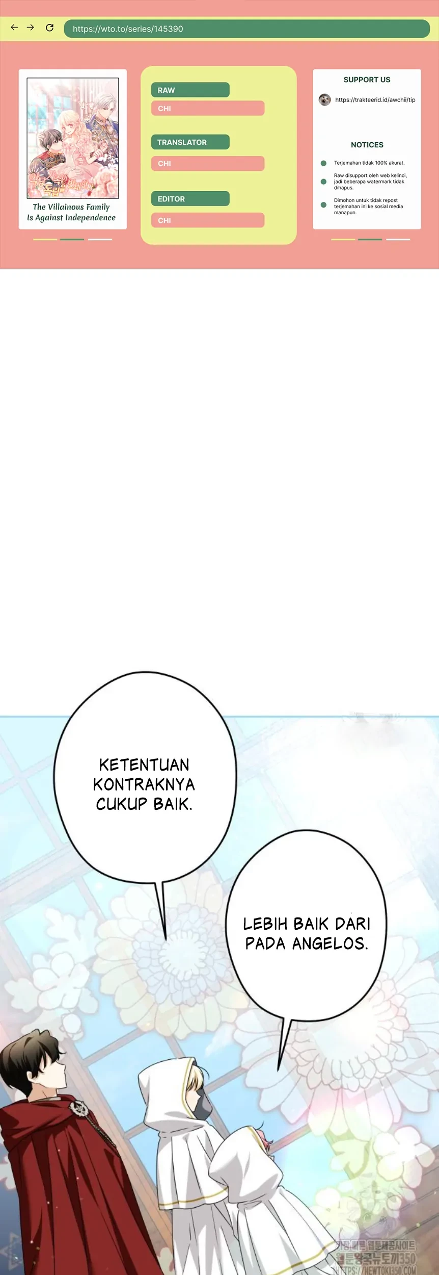 Komik The Villainous Family is Against Independence Chapter 51 gambar 1