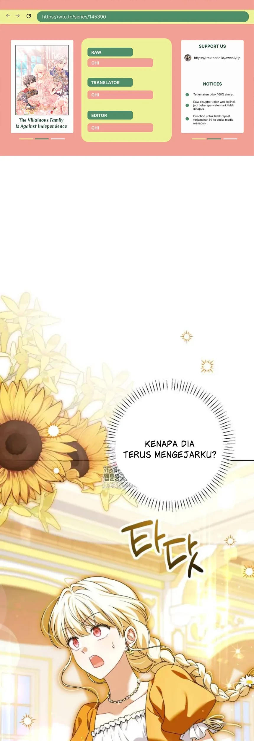 Komik The Villainous Family is Against Independence Chapter 53 gambar 1
