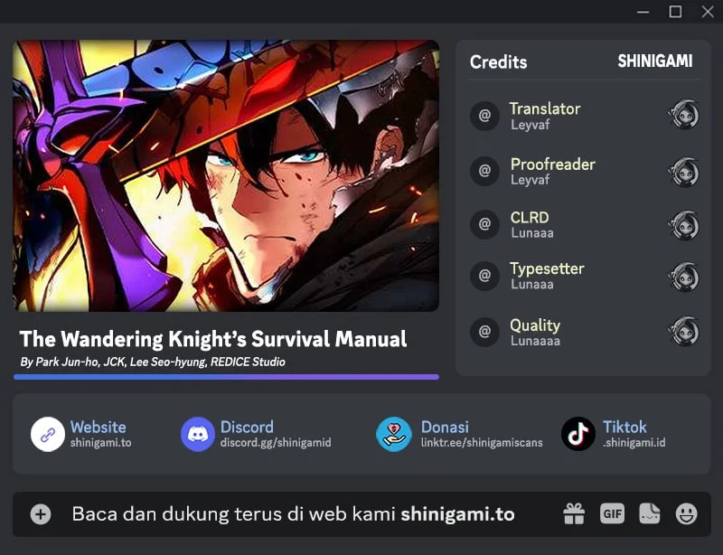 Komik The Wandering Knight's Survival Manual Chapter 50 gambar 1