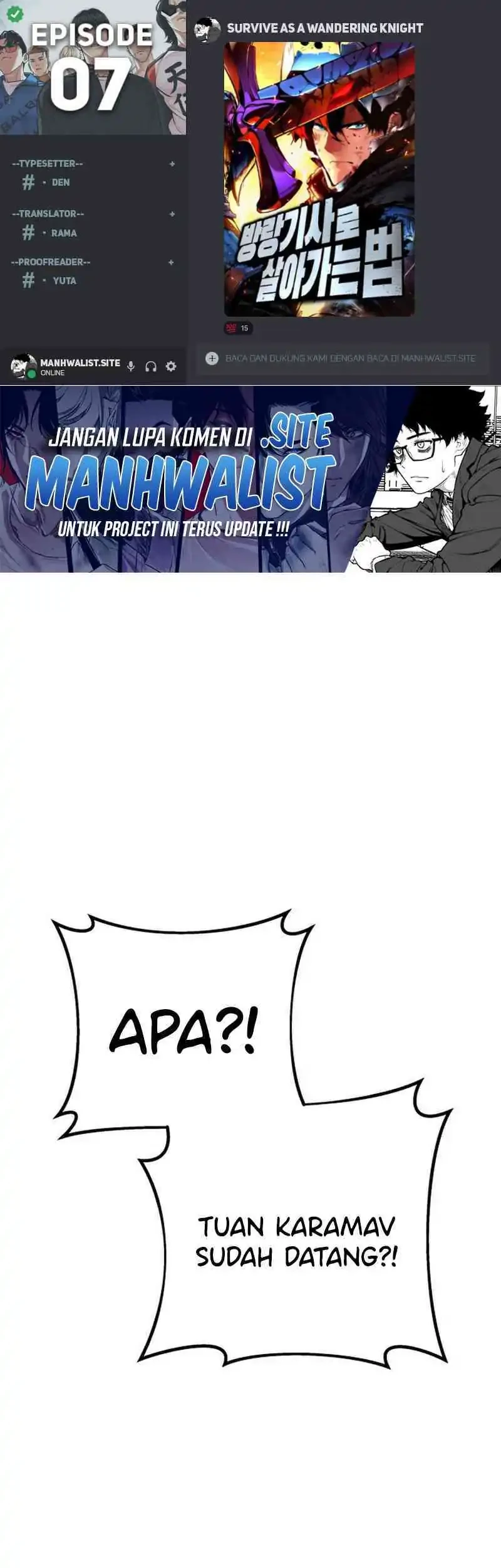 Komik The Wandering Knight's Survival Manual Chapter 7 gambar 1