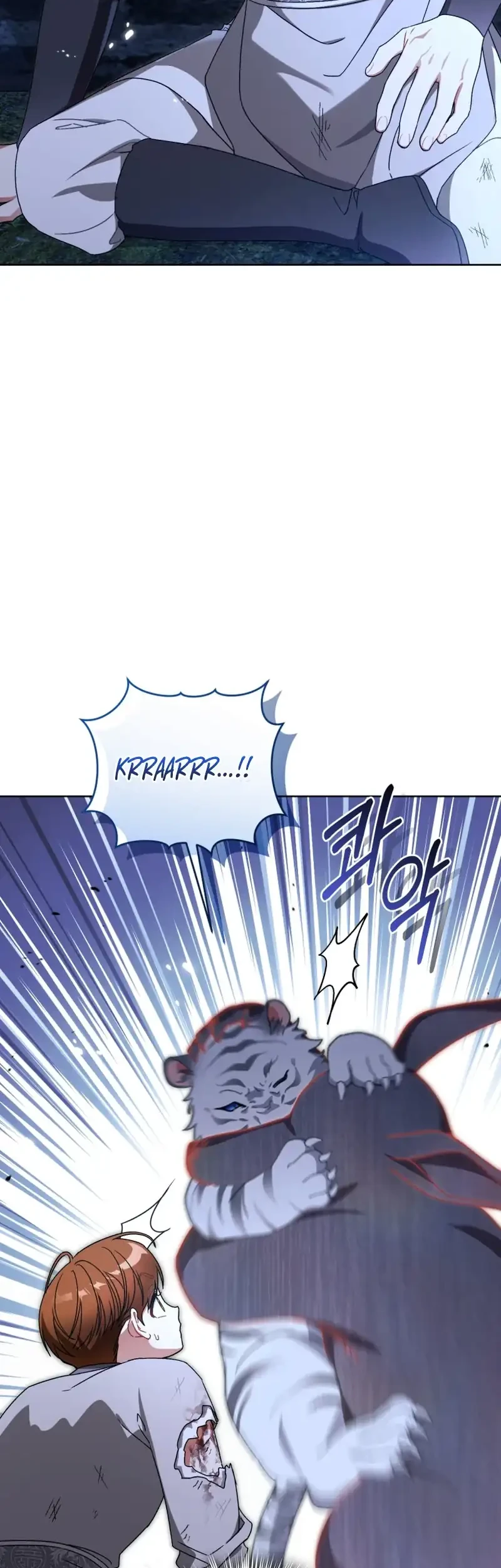 Manhwa The White Tiger Clan’s Baby Cotton Ball Chapter 35 gambar 2