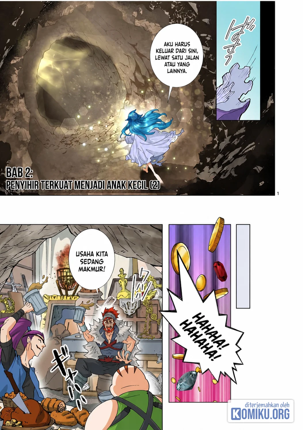 Komik The Witch of Disaster Wants to Live Freely Chapter 2 gambar 1
