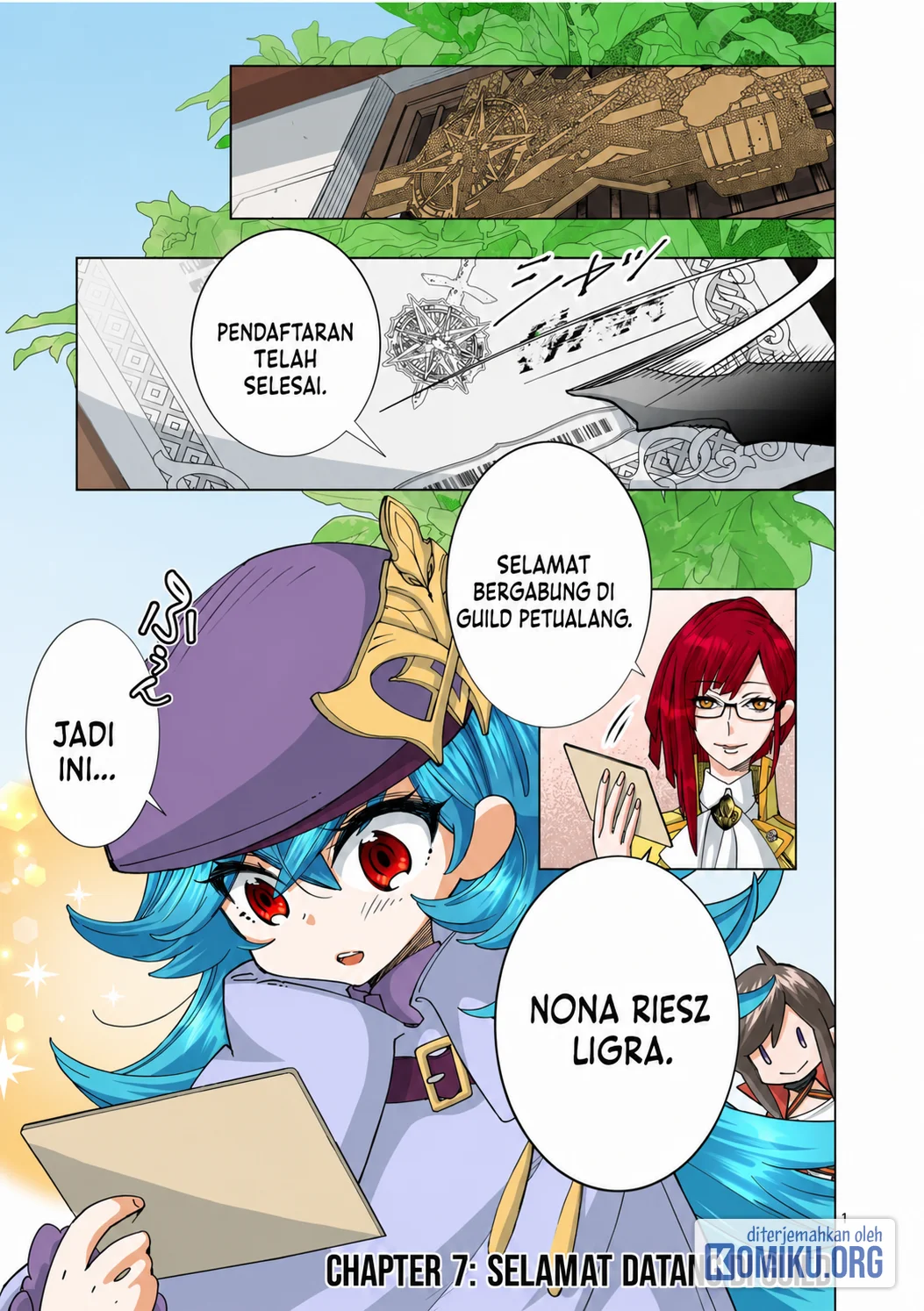 Komik The Witch of Disaster Wants to Live Freely Chapter 7 gambar 1
