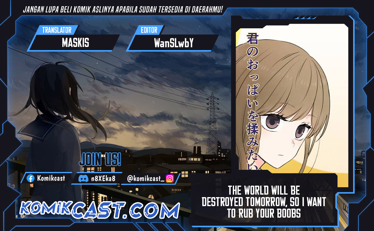 Komik The World Will Be Destroyed Tomorrow, so I Want to Rub Your Boobs Chapter 20 gambar 1