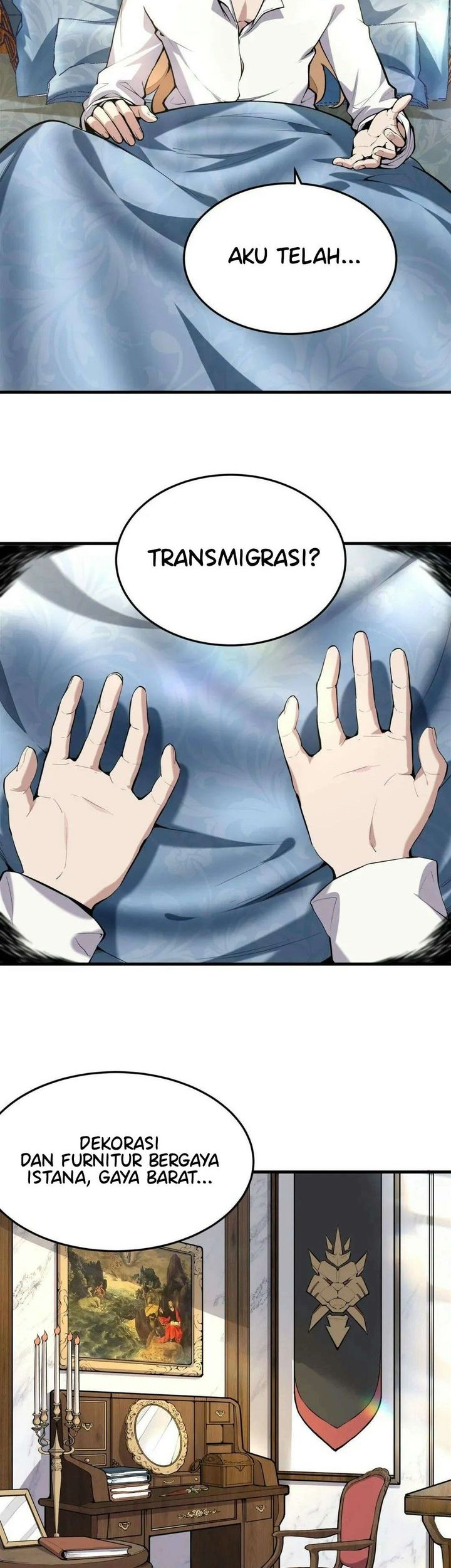 Manhua The Yellow-haired Villain in Female Main Character’s Novel wants Happiness Chapter 1 gambar 2
