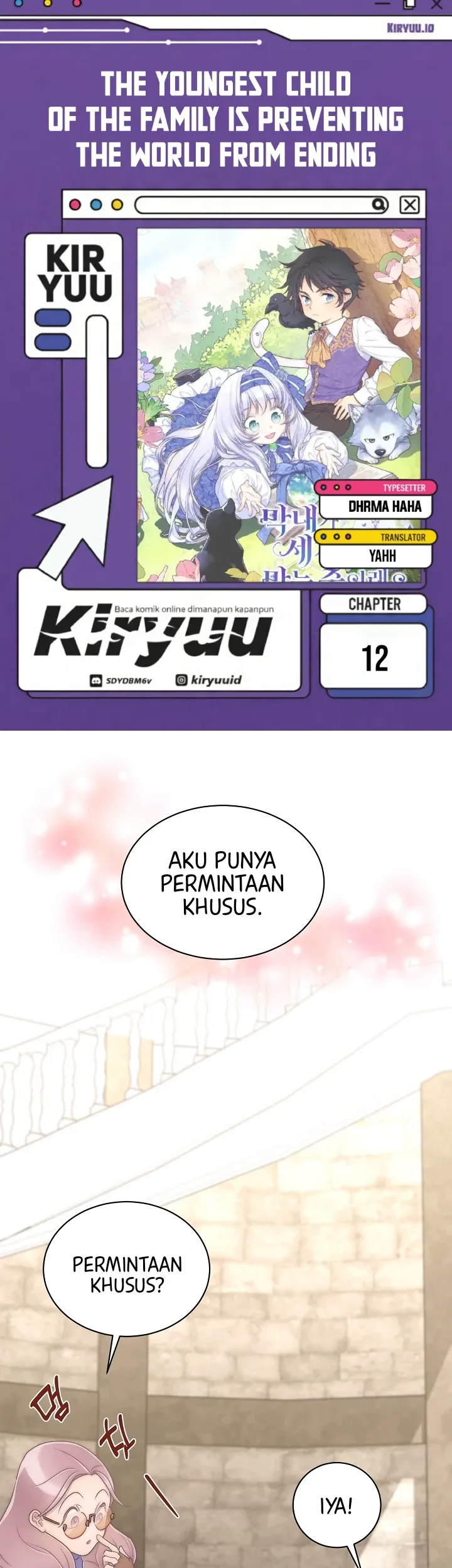 Komik The Youngest Child of the Family Is Preventing the World From Ending Chapter 12 gambar 1