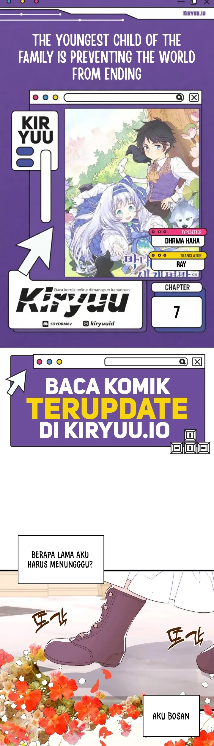 Komik The Youngest Child of the Family Is Preventing the World From Ending Chapter 7 gambar 1