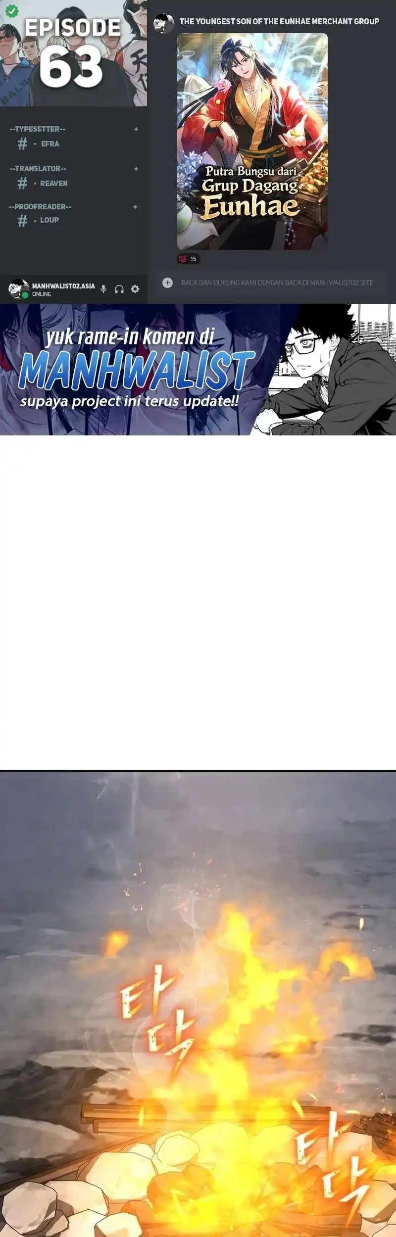 Komik The Youngest Son of the Eunhae Merchant Group Chapter 63 gambar 1