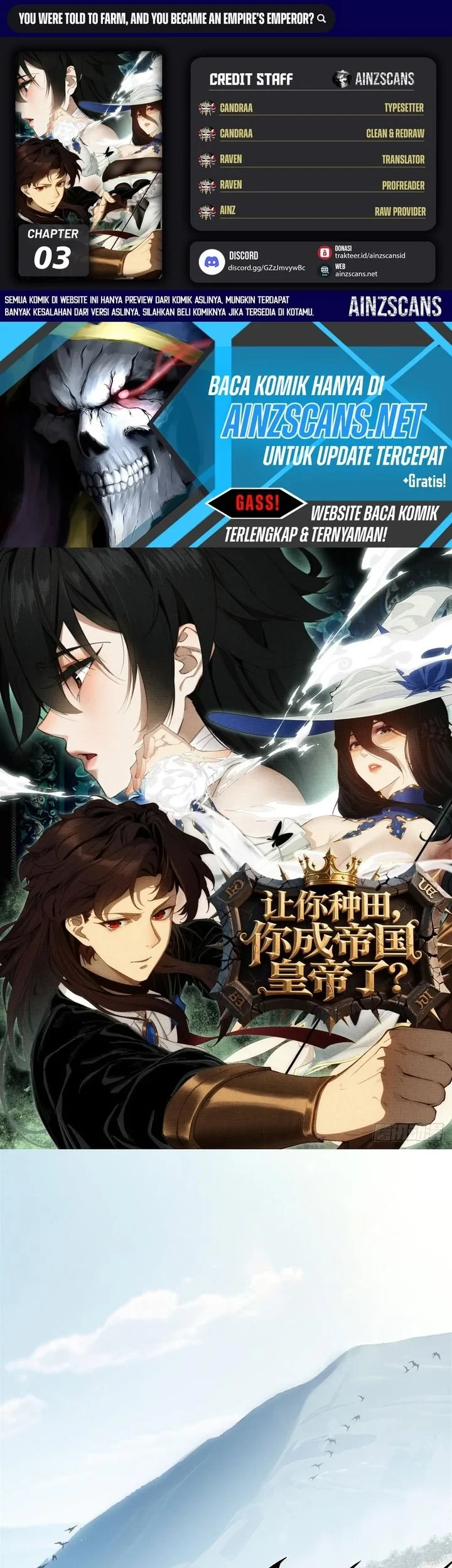 Komik They Told You to Farm, and You Became an Emperor? Chapter 3 gambar 1